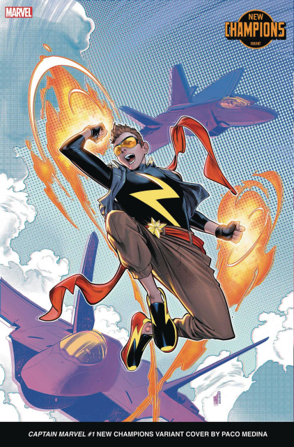 Captain Marvel #1 (Paco Medina New Champions Cover)