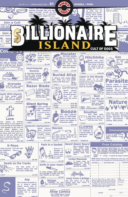Billionaire Island: Cult of Dogs #1 (3 Copy Cover)