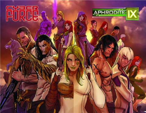 Aphrodite IX / Cyber Force #1 (Hawkins Cover)