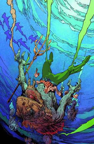 Aquaman #35 (Monsters Cover)