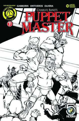 Puppet Master #18 (Ontiveros Sketch Cover)