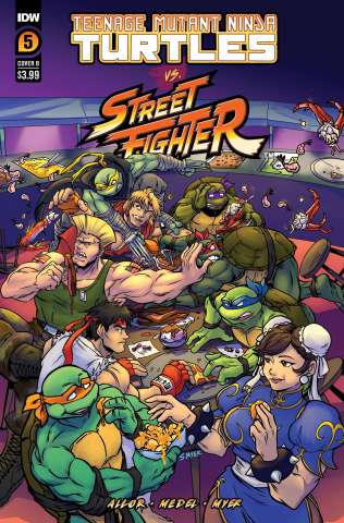 Teenage Mutant Ninja Turtles vs. Street Fighter #5 (Myer Cover)