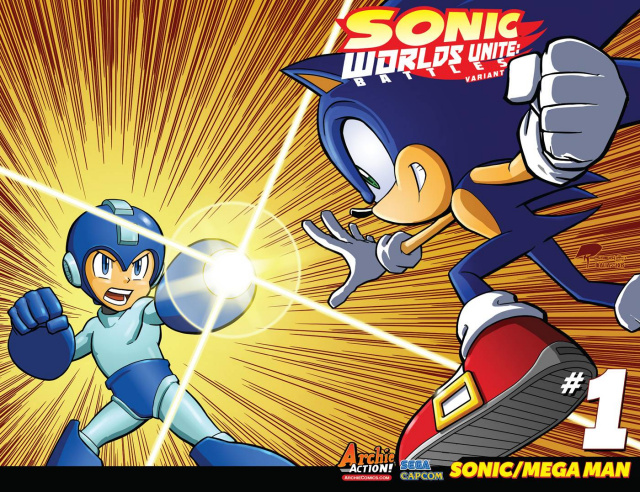 Sonic Worlds Unite: Battles #1 (Robinson Cover)