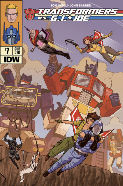 Transformers vs. G.I. Joe #7 (Subscription Cover)