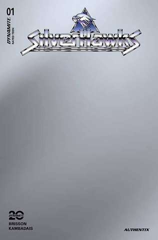 SilverHawks #1 (Silver Blank Authentix Cover)