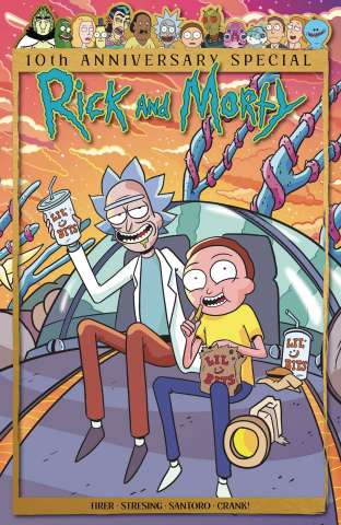 Rick and Morty: 10th Anniversary Special #1 (Wraparound Ellerby Cover)