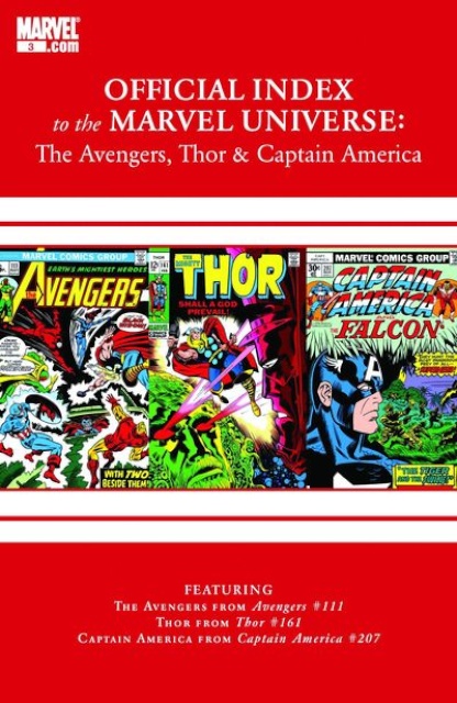 The Official Index to the Marvel Universe #12: The Avengers, Thor & Captain America
