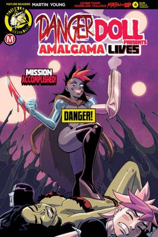Danger Doll Squad Presents: Amalgama Lives #4 (Young Risque Cover)