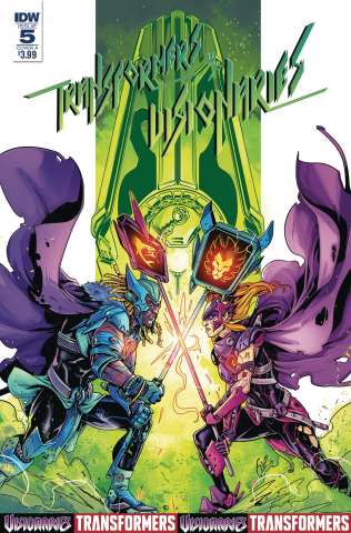 The Transformers vs. The Visionaries #5 (Ossio Cover)