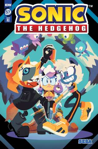 Sonic the Hedgehog #57 (10 Copy Fourdraine Cover)