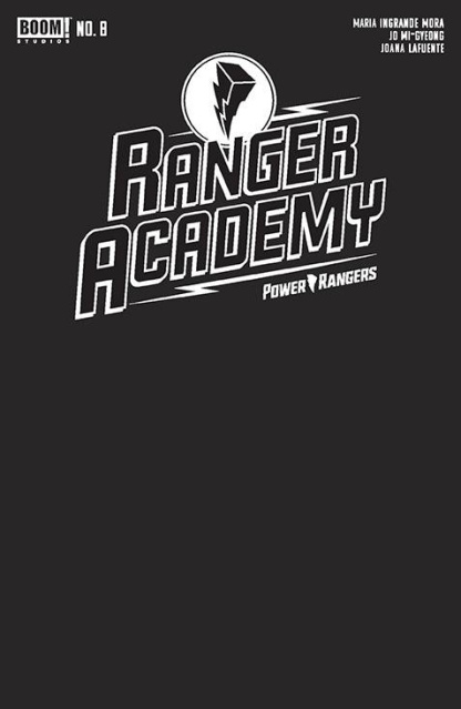 Ranger Academy #8 (Black Blank Sketch Cover)