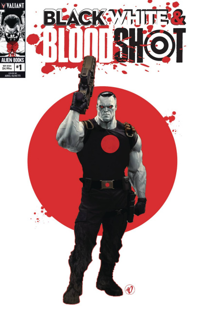 Black, White & Bloodshot #1 (Olivetti Cover)