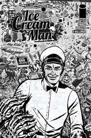 Ice Cream Man #14 (B&W Rentler Cover)