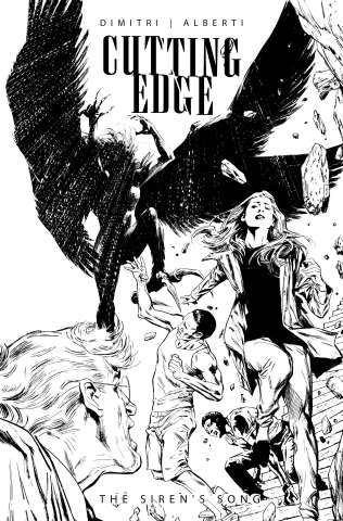 Cutting Edge: The Siren's Song #1 (Guice B&W Cover)