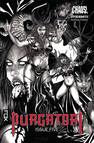 Purgatori #5 (15 Copy Fox B&W Cover)
