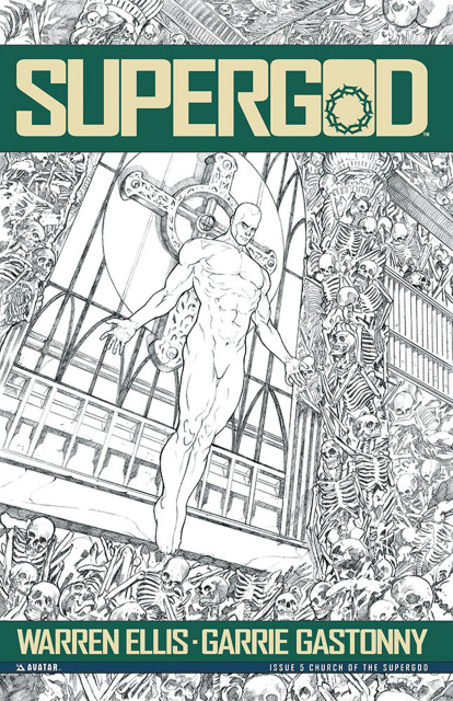 Supergod #5 (Church of the Supergod Cover)