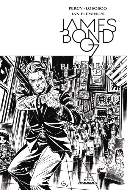 James Bond: Black Box #2 (10 Copy Valletta B&W Cover)
