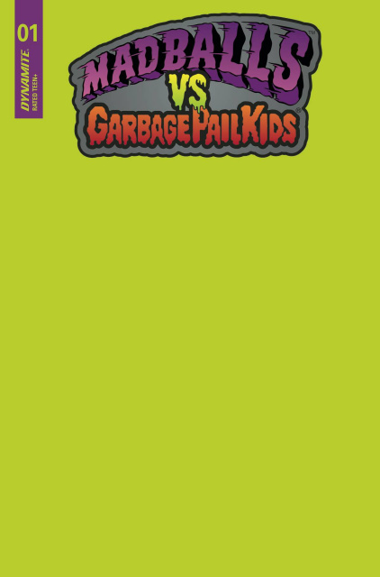 Madballs vs. Garbage Pail Kids #1 (Puke Green Blank Cover)