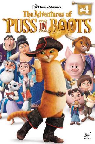 The Adventures of Puss in Boots #4 (Film Cover)