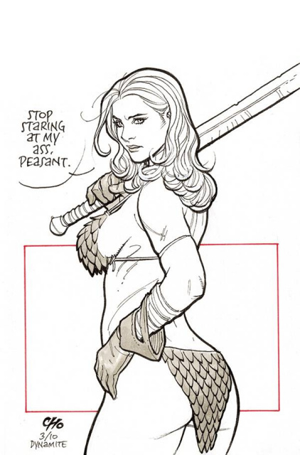 The Invincible Red Sonja #1 (20 Copy Cho Virgin Cover)