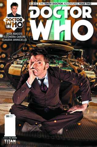 Doctor Who: New Adventures with the Tenth Doctor, Year Two #8 (Photo Cover)