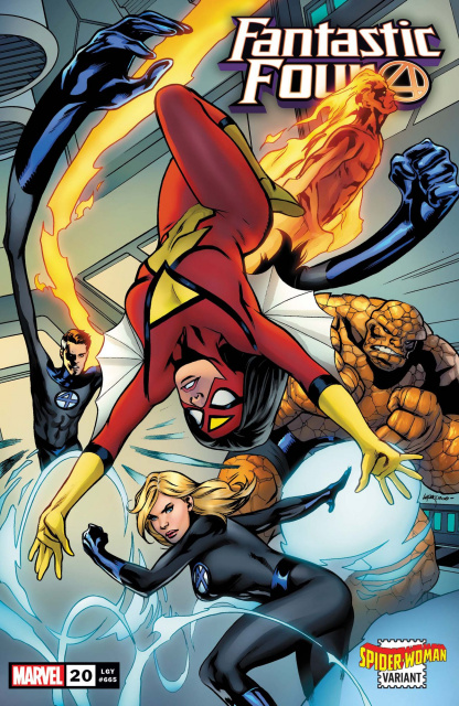 Fantastic Four #20 (Lupacchino Spider-Woman Cover)