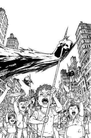 Batman Incorporated #7 (Black & White Cover)