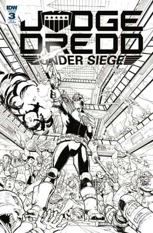 Judge Dredd: Under Siege #3 (10 Copy Dunbar Cover)