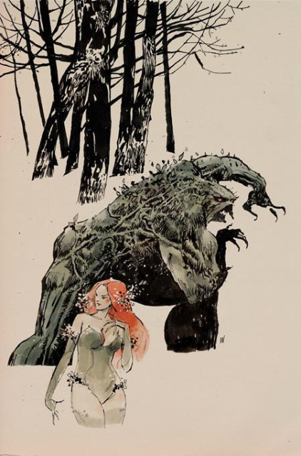 Poison Ivy / Swamp Thing: Feral Trees #1 (1:25 Ashley Wood Card Stock Cover)