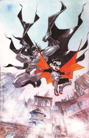 Batman and Robin #6 (1:25 Dustin Nguyen Card Stock Cover)