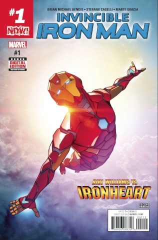 Invincible Iron Man #1 (2nd Printing Caselli Cover)