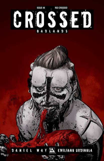 Crossed: Badlands #49 (Red Crossed Cover)