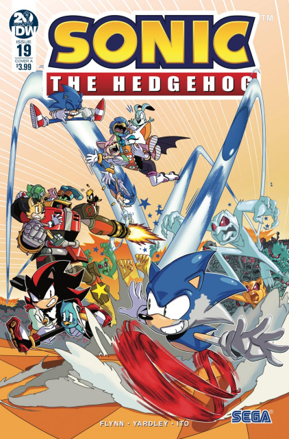 Sonic the Hedgehog #19 (Jampole Cover)