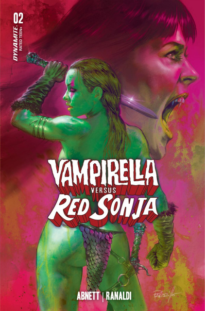 Vampirella vs. Red Sonja #2 (Parrillo Ultraviolet Cover)