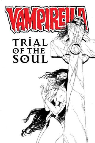 Vampirella: Trial of the Soul (Sears B&W Cover)