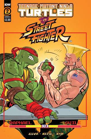 Teenage Mutant Ninja Turtles vs. Street Fighter #2 (Reilly Cover)