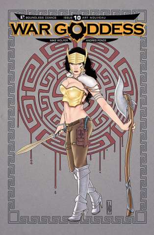 War Goddess #10 (Art Nouveau Cover)