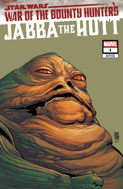 Star Wars: War of the Bounty Hunters - Jabba the Hutt #1 (Headshot Cover)