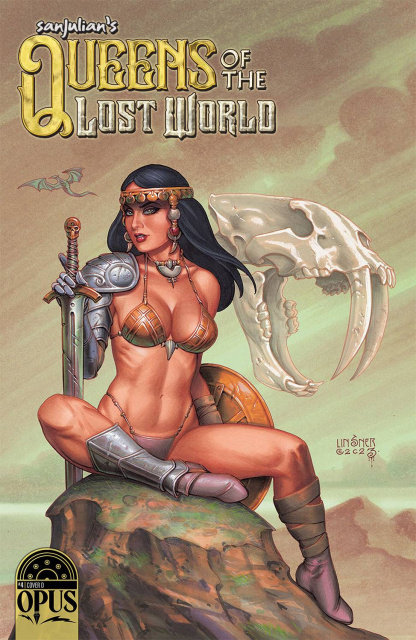 Queens of the Lost World #4 (10 Copy Linsner Cover)