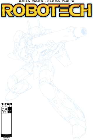 Robotech #1 (Blank Sketch Cover)