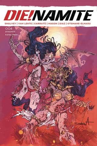 DIE!namite #4 (10 Copy Davila Zombie Cover)