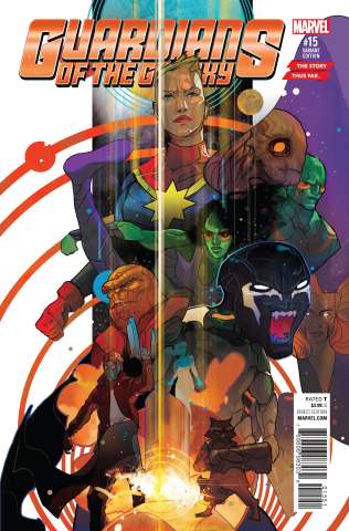 Guardians of the Galaxy #15 (Ward Story Thus Far Cover)