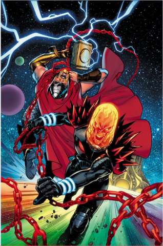 Thor #5 (Lupacchino Cosmic Ghost Rider Cover)
