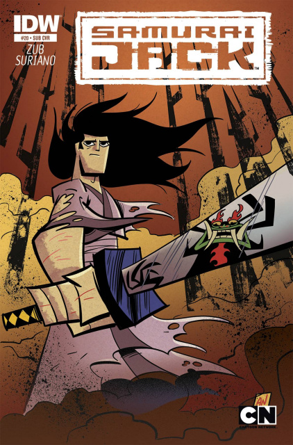 Samurai Jack #20 (Subscription Cover)