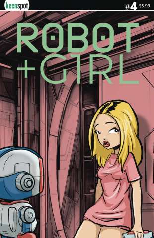 Robot + Girl #4 (Mike White Cover)