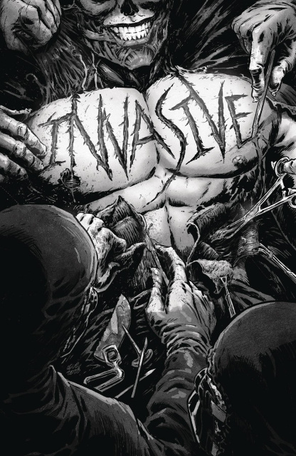 Invasive #1 (15 Copy B&W Level Cover)