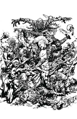 Return of the Living Dead #1 (B&W Martinez Cover)