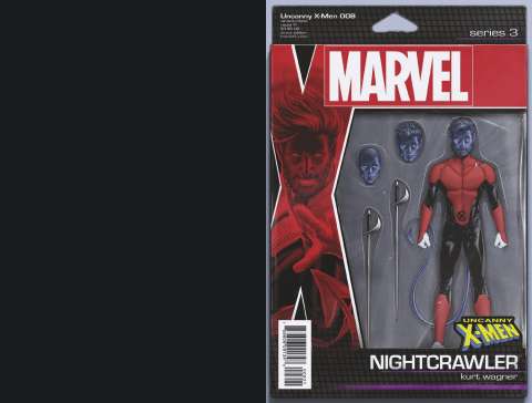 Uncanny X-Men #8 (Christopher Action Figure Cover)