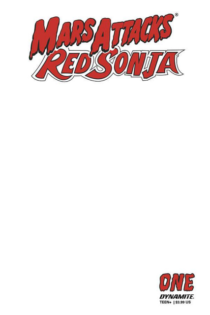 Mars Attacks / Red Sonja #1 (Blank Authentix Cover)