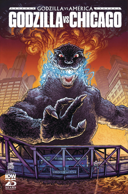 Godzilla vs. Chicago #1 (Browne Cover)